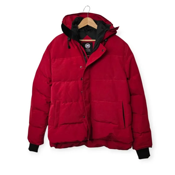 Canada Goose Men's Hooded MacMillan Parka Red XXL - Picture 2 of 16
